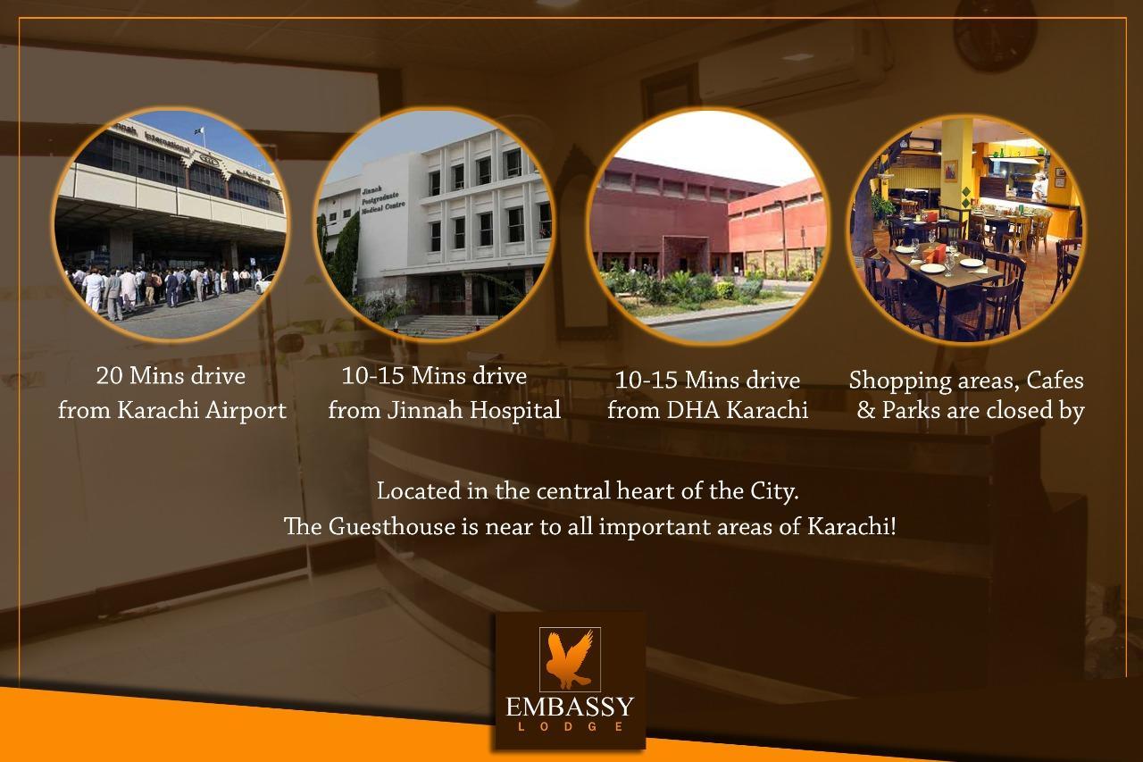 Embassy Lodge Karachi Exterior foto